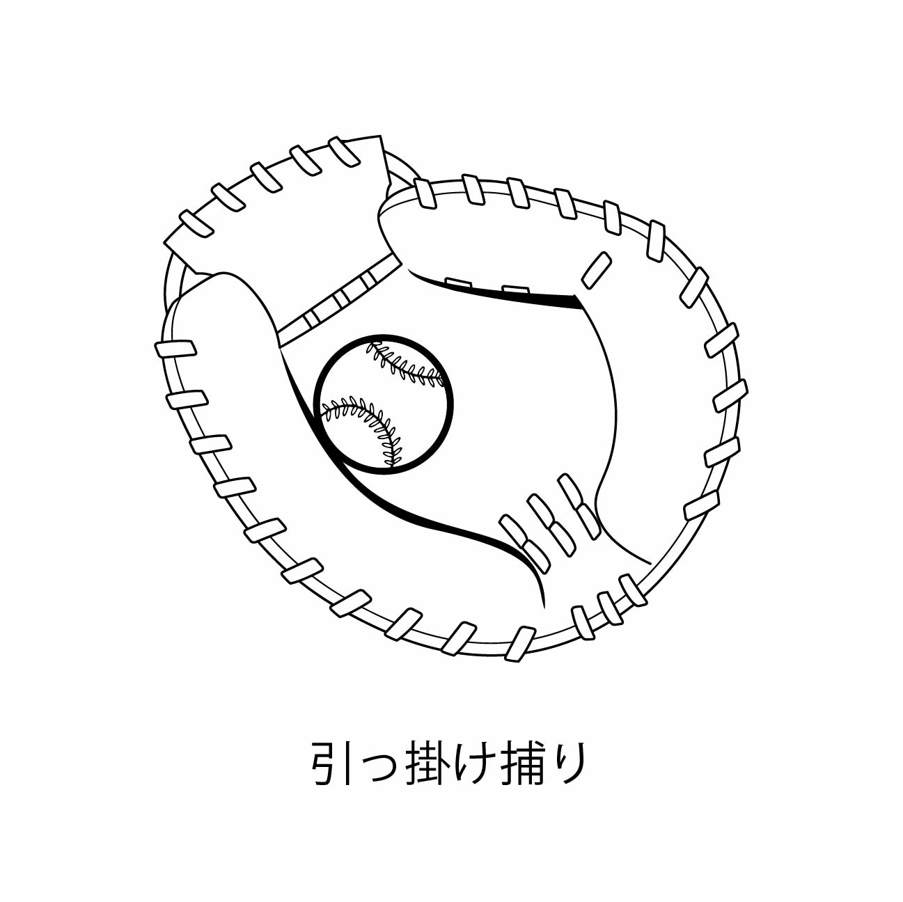 引っ掛け捕りイメージ