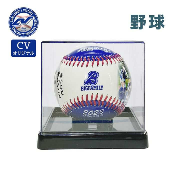 CVオリジナル 記念品 】オリジナル記念野球ボール（専用ケース付き